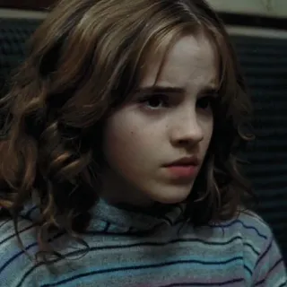 💋 Hermione Granger Harry Potter Гермиона Грейнджер, Гарри Поттер, Эмма Уотсон, персонаж фильма, волшебник, магия telegram sticker