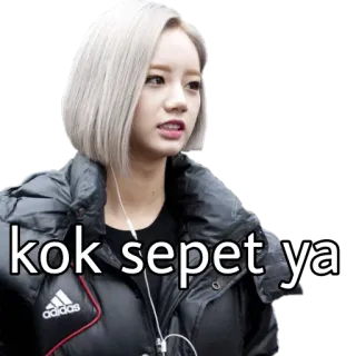 🤔 kok sepet ya kpop, ミーム, 女性, ポートレート, 女の子 whatsapp sticker