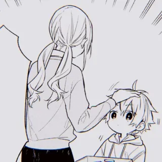 🖇 动漫, 漫画, 母亲, 孩子, 家庭, 可爱, 有爱 whatsapp sticker
