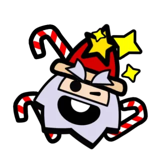 🍭 Byron Brawl Stars Brawl Stars, Byron, sticker, video game, mobile game telegram sticker