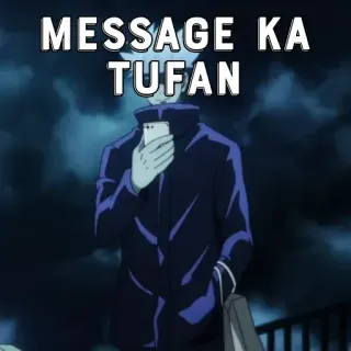 🃏 MESSAGE KA TUFAN telegram sticker
