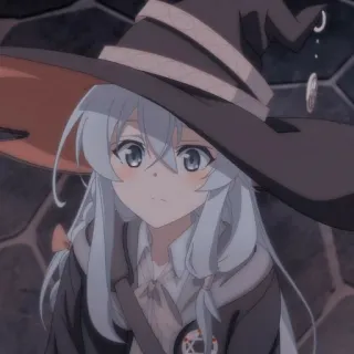 🎐 garota anime, bruxa, magia, desenho animado, fantasia telegram sticker