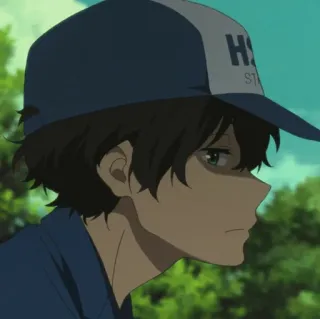 😐 HS Anime, Dibujos animados, Adolescente, Chico, Joven telegram sticker