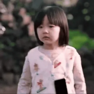 😕 anak, imut, korea, perempuan, asia, balita, bayi telegram sticker