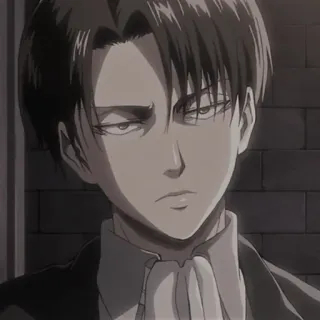 🦅 Levi Ackerman Attack on Titan аниме, персонаж, attack on titan, леви, леви аккерман whatsapp sticker