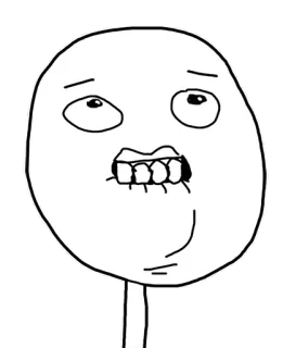 😬 meme, funny, face, expression whatsapp sticker