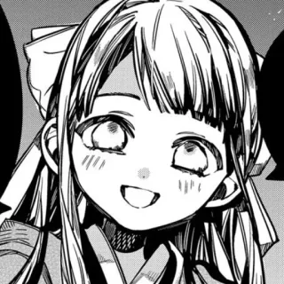 🎐 Yashiro Nene Toilet-Bound Hanako-kun anime, manga, cute, portrait, fanart telegram sticker