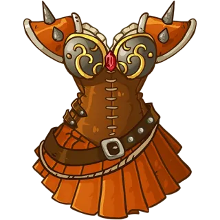 🎭 armor, clothing, fantasy, dress, costume, battle armor, warrior telegram sticker