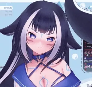 😾 100 bits Anime, Vtuber, Lilypichu telegram sticker
