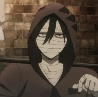 🦇 Zack Foster Angels of Death Anime, Horor, Perban, Zack Foster, Angels of Death telegram sticker