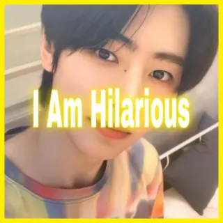 😂 I Am Hilarious drôle, humour, comique, blague, mème, selfie telegram sticker