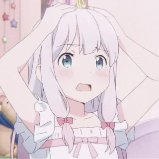 🧚‍♀ Anime, Niedlich, Mädchen, Cartoon whatsapp sticker