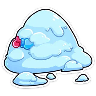 👍 nube, pulgar arriba, aprobación, positivo, cielo, clima telegram sticker