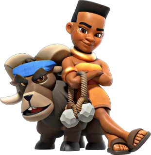 🐏 мультфильм, баран, персонаж, фэнтези telegram sticker
