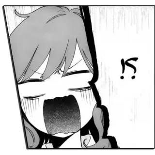 😱 ! point d'exclamation, animé, manga, dessin animé, cri, hurlement telegram sticker