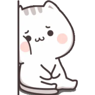 🙂 Katze, süß, traurig, weinend, Tier, Aufkleber telegram sticker