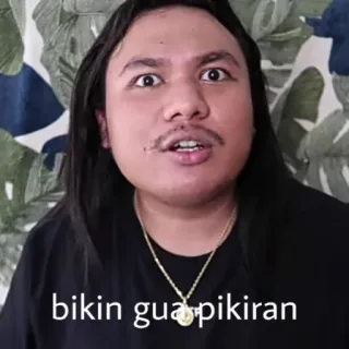 😭 bikin guapikiran whatsapp sticker