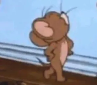 😒 Jerry Mouse Tom and Jerry Cartone animato, Topo, Divertente, Classico, Animazione telegram sticker