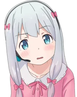 😦 Izumi Sagiri Eromanga Sensei 动漫, 漫画, 角色, 纱雾, 和泉纱雾, 埃罗芒阿老师 telegram sticker
