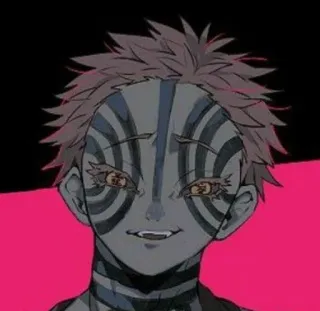 🕉 Akaza Demon Slayer Akaza, Demon Slayer, Anime, Manga, Personnage, Démon whatsapp sticker
