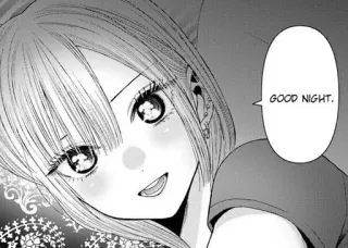 💤 GOOD NIGHT. Anime, Mangá, Boa noite, Feminino, Fofo telegram sticker