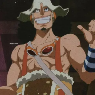 🏹 Usopp One Piece Anime, One Piece, Usopp, Strohhutpiraten, Scharfschütze, Pirat telegram sticker