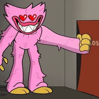 💕 Huggy Wuggy Poppy Playtime Huggy Wuggy, Poppy Playtime, Jeu d'horreur, Monstre, Effrayant, Personnage de jeu telegram sticker
