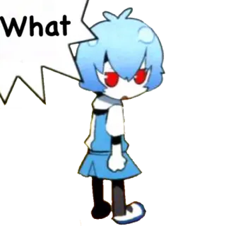🔹 What anime, dibujos animados, pregunta, qué, personaje telegram sticker