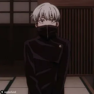 🍲 Toge Inumaki Jujutsu Kaisen Anime, Jujutsu Kaisen, Toge Inumaki, Postać, Manga telegram sticker