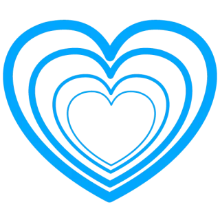 💙 corazón, amor, azul whatsapp sticker