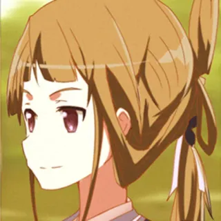 😊 Anime, Gadis, Karakter, Potret whatsapp sticker
