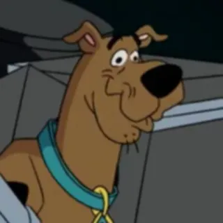 😳 Scooby-Doo cartoon, dog, Scooby-Doo, mystery, animated telegram sticker