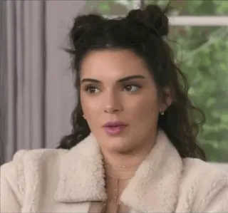 ☔ Kendall Jenner persona, celebrità, modella, donna, ritratto telegram sticker