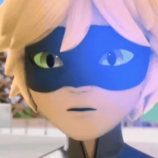 🐾 Chat Noir Miraculous: Tales of Ladybug & Cat Noir อนิเมะ, การ์ตูน, ตัวละคร, แคท นัวร์, มิราคูลัส เลดี้บัค whatsapp sticker