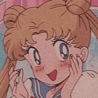 🥯 Sailor Moon Anime, Desenho animado, Mangá, Sailor Moon, Fofo, Kawaii telegram sticker
