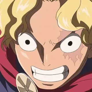 🔥 Sabo One Piece Anime, One Piece, Sabo, Personagem, Bravo, Cicatriz telegram sticker