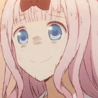 😱 Chika Fujiwara Kaguya-sama: Love Is War anime, kawaii, funny, cute, meme, chika, fujiwara telegram sticker
