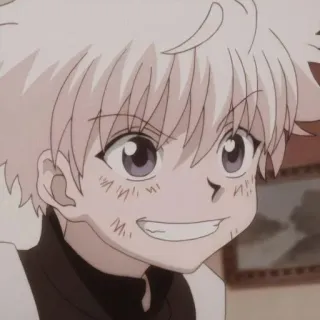 💞 Killua Zoldyck Hunter x Hunter Anime, Killua, Hunter x Hunter, Cartone animato, Animazione, Ragazzo, Personaggio telegram sticker
