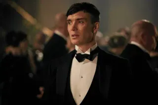 🚬 Thomas Shelby Peaky Blinders Thomas Shelby, Peaky Blinders, Cillian Murphy, tuxedo, drama, crime, historical telegram sticker