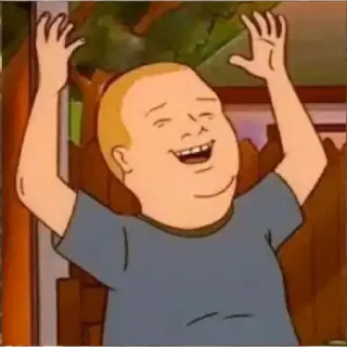🤩 Bobby Hill King of the Hill desenho animado, animado, King of the Hill, Bobby Hill, personagem, humor, comédia whatsapp sticker