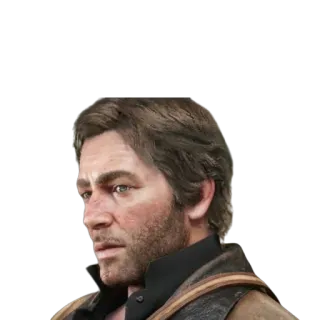 😨 Arthur Morgan Red Dead Redemption Western, Cowboy, Personaggio, Red Dead Redemption, Gioco telegram sticker