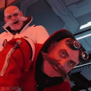 🤕 Dr. Robotnik Sonic the Hedgehog @EARTH9288 Dr. Robotnik, Sonic the Hedgehog, Videospiel, Film, Bösewicht, Dr. Eggman telegram sticker