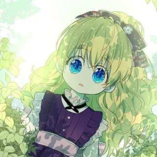 💫 Anime, Lindo, Chica, Dibujos animados, Niño telegram sticker