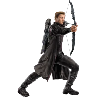 ♐ Hawkeye hawkeye, archer, bow, arrow, marvel, superhero telegram sticker