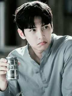 🥂 Asahi 男, 韓国, ビール, アルコール telegram sticker