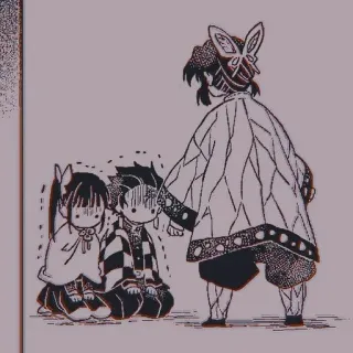😡 Demon Slayer Аниме, Клинок, рассекающий демонов, Чиби, Манга, Милый, Танджиро telegram sticker