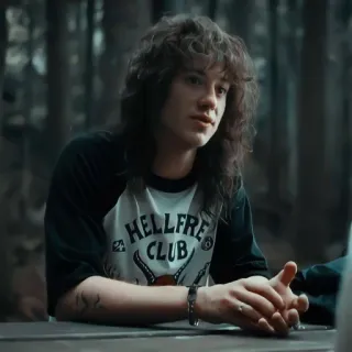😐 Stranger Things HELLFIRE CLUB Hellfire Club, Stranger Things, Eddie Munson, Dungeons and Dragons, Série, Anos 80, Netflix, Clube telegram sticker