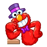 Elmo Sesame @EmojiRu_Bot telegram emojis 🤩