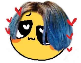 🫐 Emoji, Meme, Espressione, Cartone animato, Divertente, Carino telegram sticker