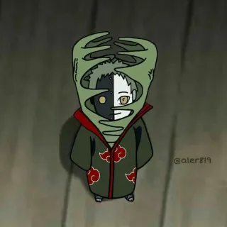 😐 Zetsu Naruto Аниме, Манга, Акацуки, Ниндзя telegram sticker